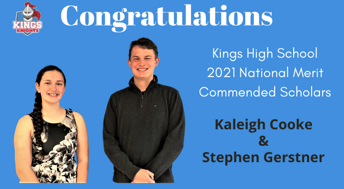 2021 KHS National Merit Commended Scholars